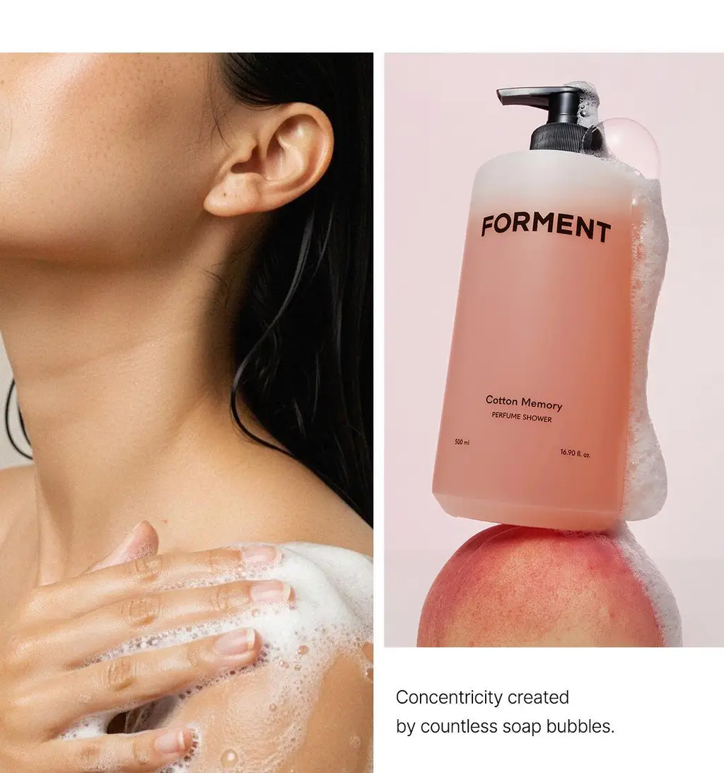 [리뉴얼 출시]포맨트 퍼퓸샤워 코튼메모리 500ml 상세페이지 9